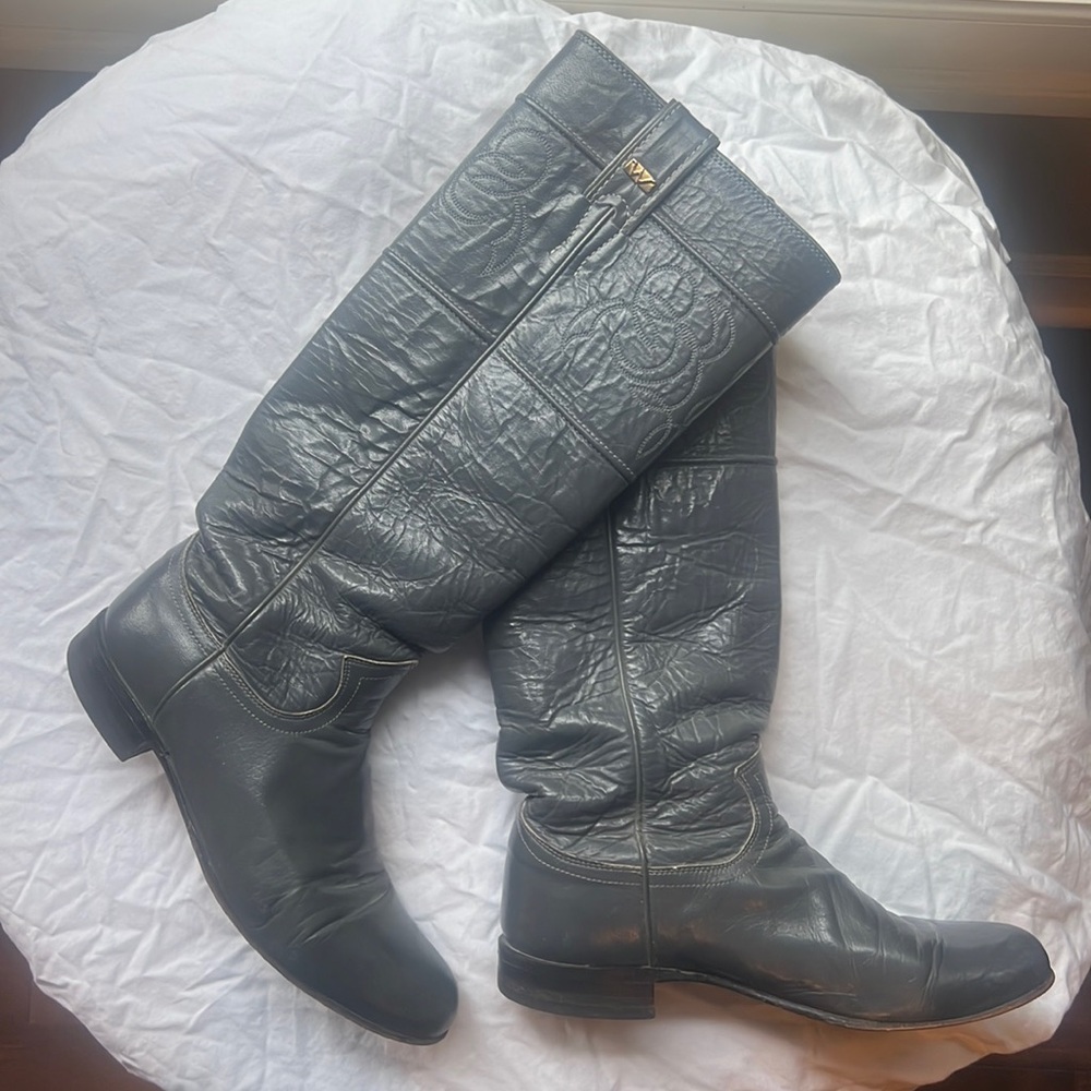 Justin western boots- style L 3069- size 5.5 B- gray
